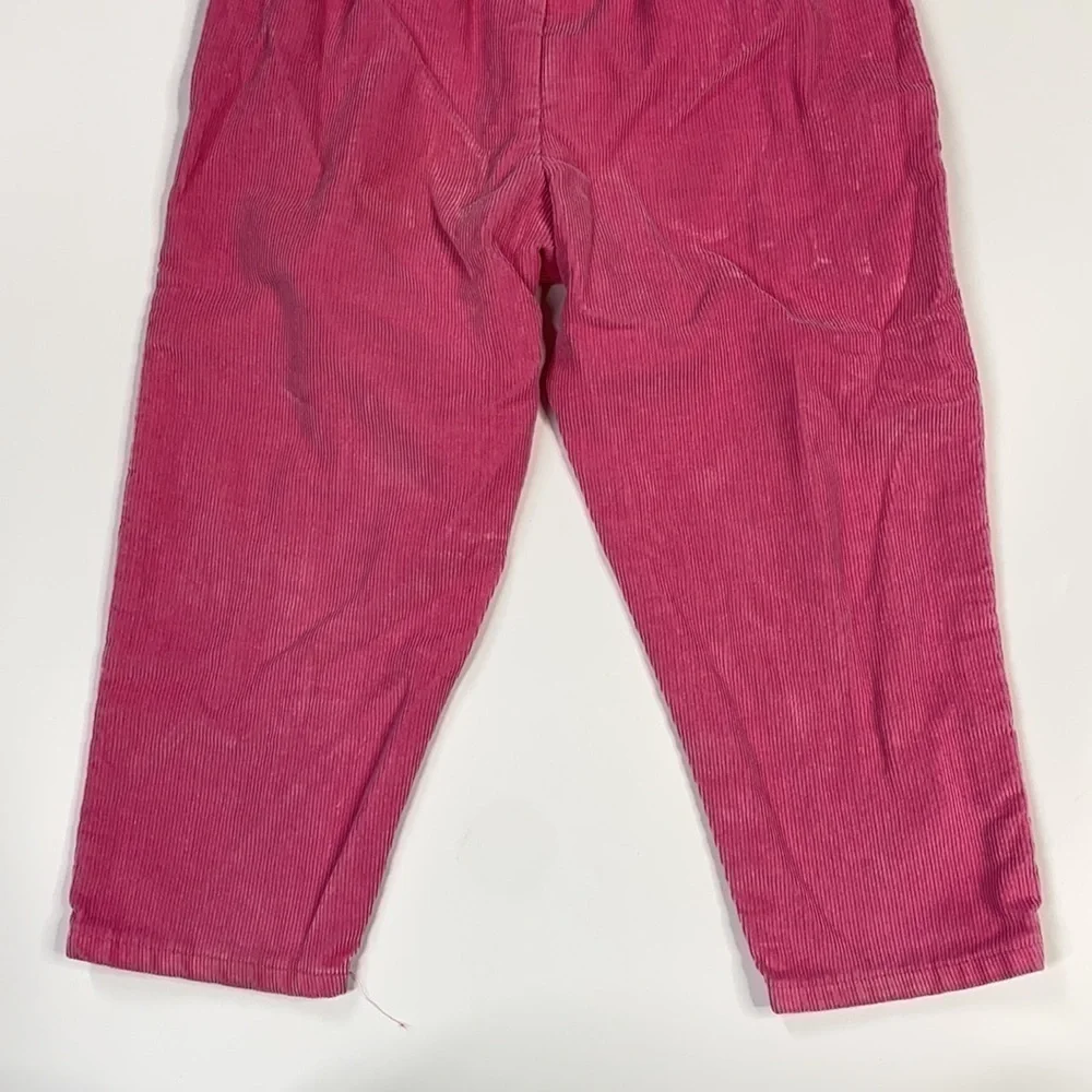 Vintage Oshkosh B'Gosh Pink Corduroy Overalls Girls 4T USA Made